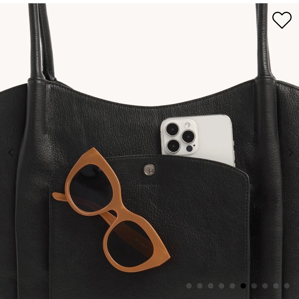 Hammitt Black Leather Studded Tote - Picture 3 of 8